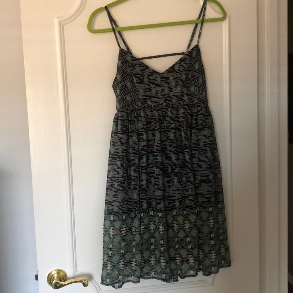 Women’s flowy open back dress